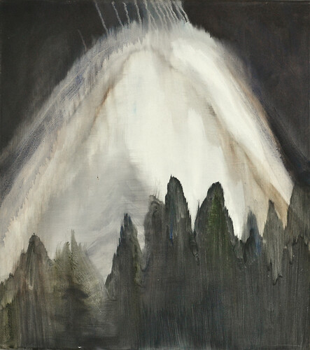 Sejin Kim: o.T.. Öl/ Lw 
50cm mal 45cm 
2018