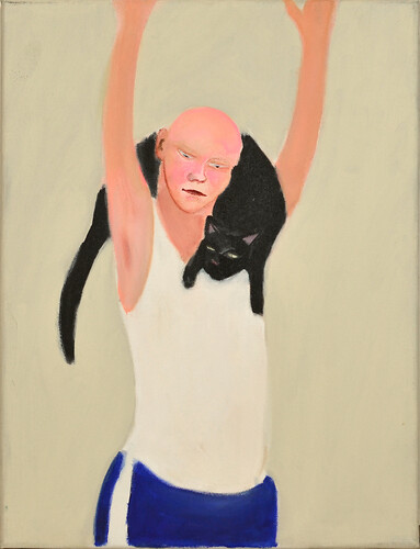 Cornelia Effner: Mohrle. Acryl /Lw
40cm mal 30cm
2008