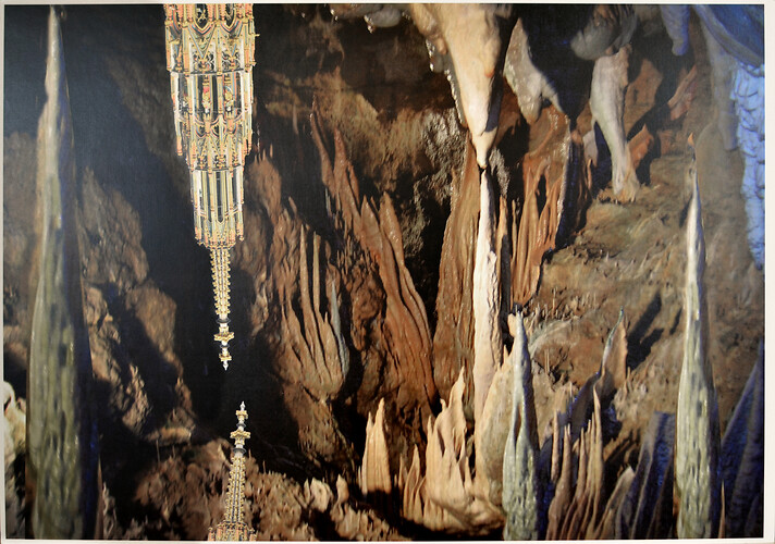 Gerald Hofmann: Pottenstein, Teufelshöhle. Fotografie/ Digitaldruck
2/25 
30cm mal 42cm 
2014