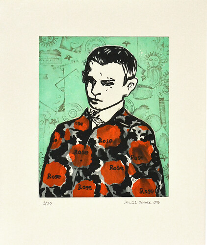 Knud Odde: o.T.. Radierung 
(Ex. 19/30) 
46cm mal 38cm 
2003